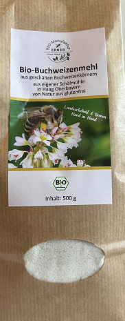 Bio-Buchweizenmehl glutenfrei 500 g - perfekt für leckere Pfannkuchen!