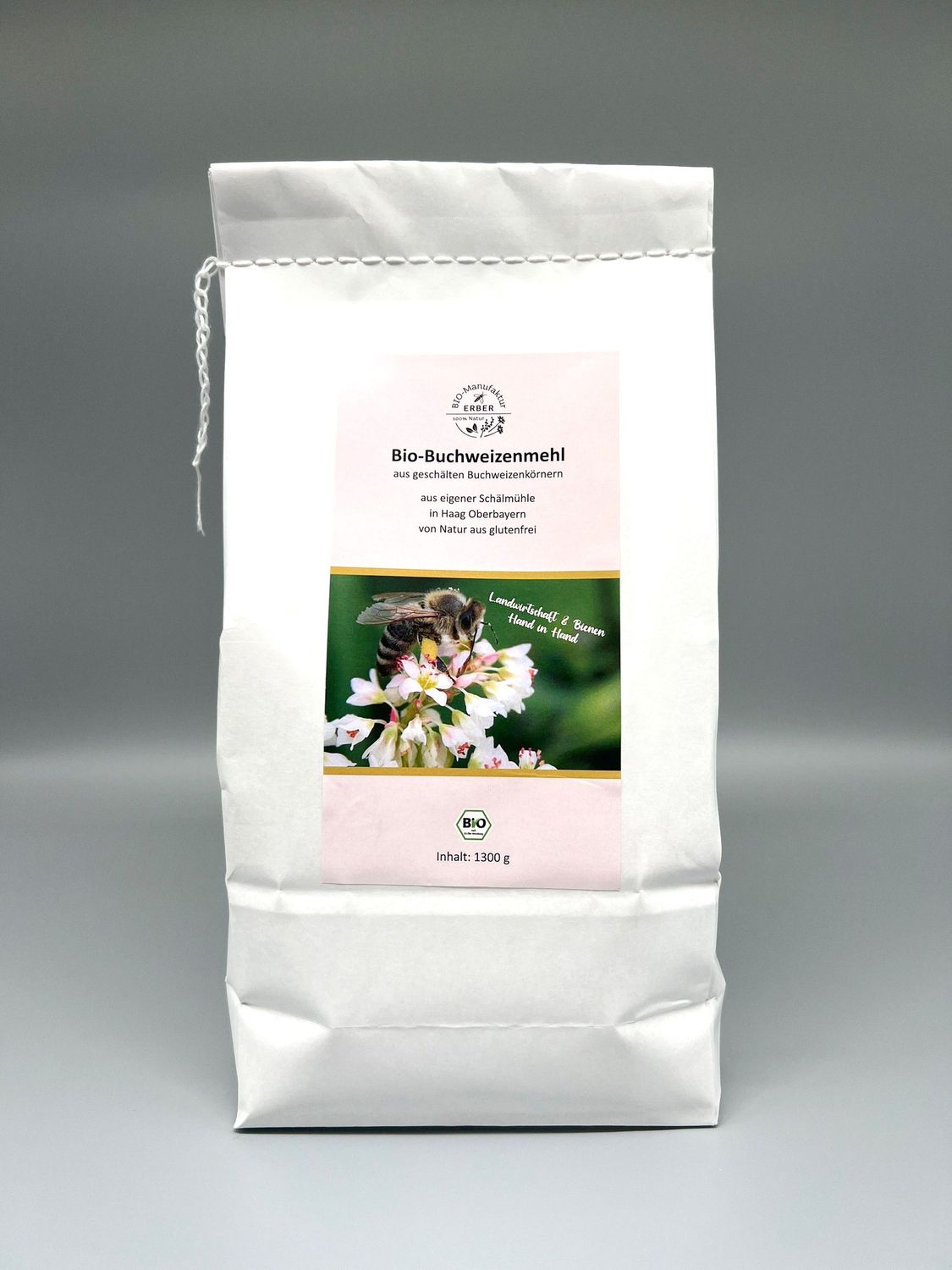 Bio-Buchweizenmehl glutenfrei 1300 g - perfekt für leckere Pfannkuchen!