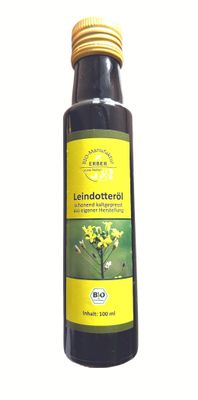 Bio-Leindotteröl 100 ml- regional aus Oberbayern- Demeter Landwirtschaft Bio-Leindotteröl 100 ml- regional aus Oberbayern- Demeter Landwirtschaft
