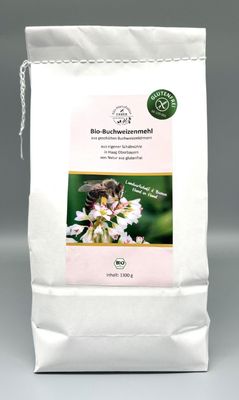 Bio-Buchweizenmehl 1300 g - Bio-Buchweizenmehl 1300 g - "glutenfrei" zertifiziert , aus deutscher Demeter Landwirtschaft, perfekt für leckere Pfannkuchen!
