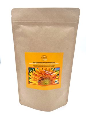 Bio-Sonnenblumenprotein 300 g - regional -aus deutschen Bio- Sonnenblumenkerne, Demeter und Naturland Landwirtschaft Bio-Sonnenblumenprotein 300 g - regional -aus deutschen Bio- Sonnenblumenkerne, Demeter und Naturland Landwirtschaft