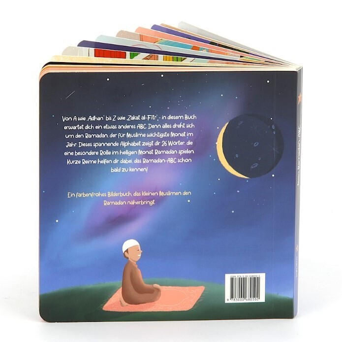 Mein Ramadan-ABC | Ramadan Buch für kleine Muslime| Pappbilderbuch
