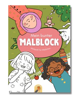 Mein bunter Malblock - Malspaß für Mädchen