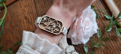 Bracelet 3D en bois