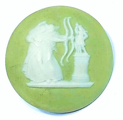 LARGE SIZE 19TH CENTURY WEDGEWOOD BUTTON