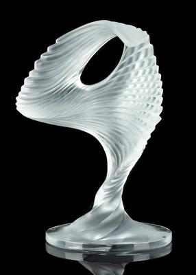 Lalique &quot;Trophee&quot; Frosted Sculpture