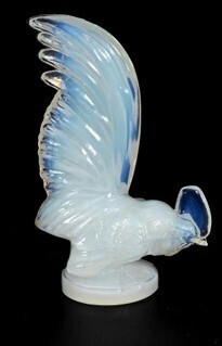 Lalique Art Glass Rooster Figurine