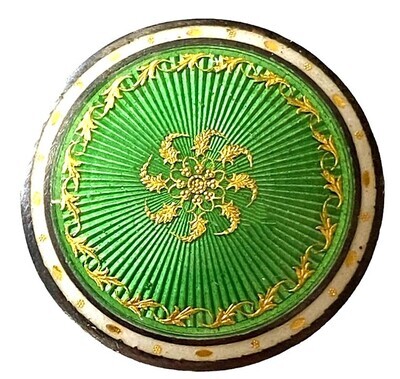 Another beautiful 19th century Guilloche enamel Button!