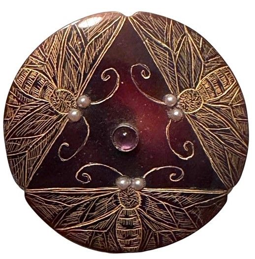 A beautiful large Pin Shell by Nancy Dubois!