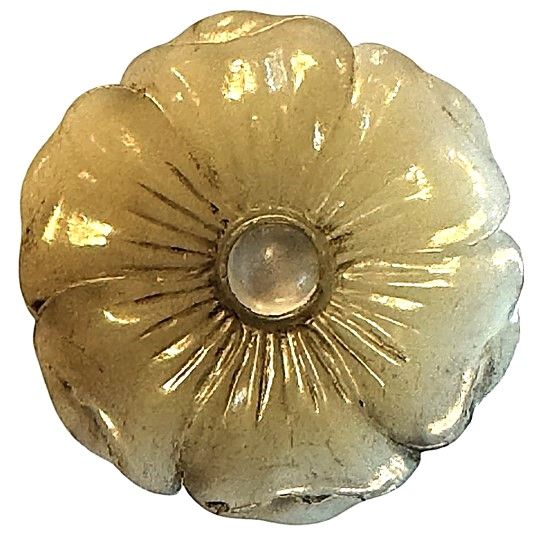 Very RARE early Jade with Moonstone center!