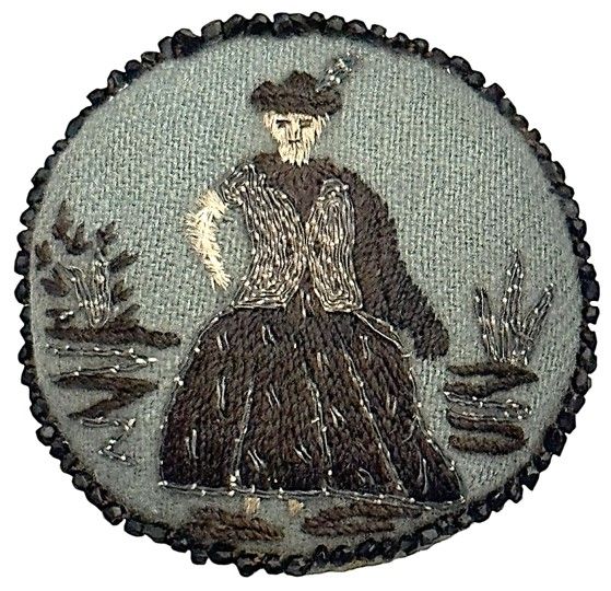 Another RARE 18th Century pictorial Fabric like the ones sold in the November Auction.