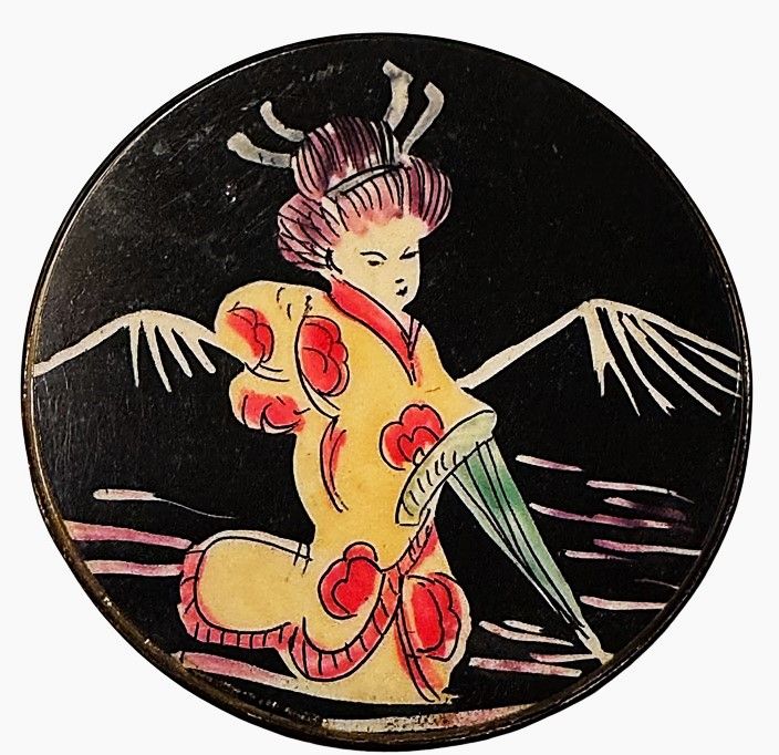 A fabulous division one natural material button!