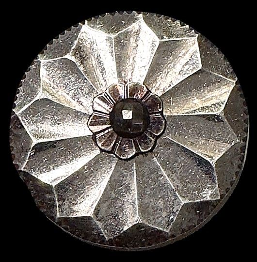 1 Large 18th Century Steel Button!