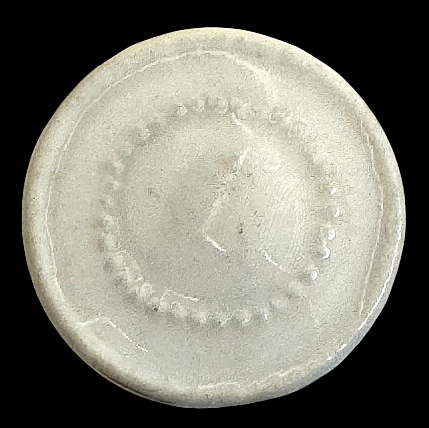 A rare 18th Century SMALL size backmarked Royal Copenhagen porcelain button!