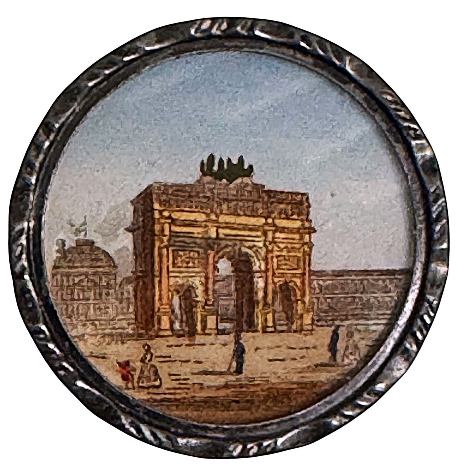A ,Large 19th century GRAND TOUR Button!