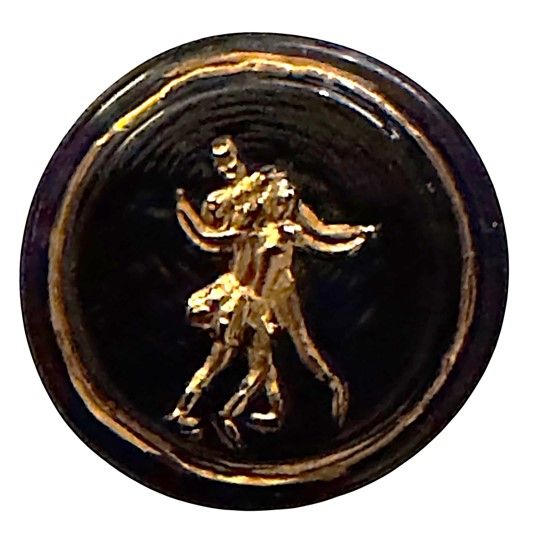 English Bimini Glass Button!