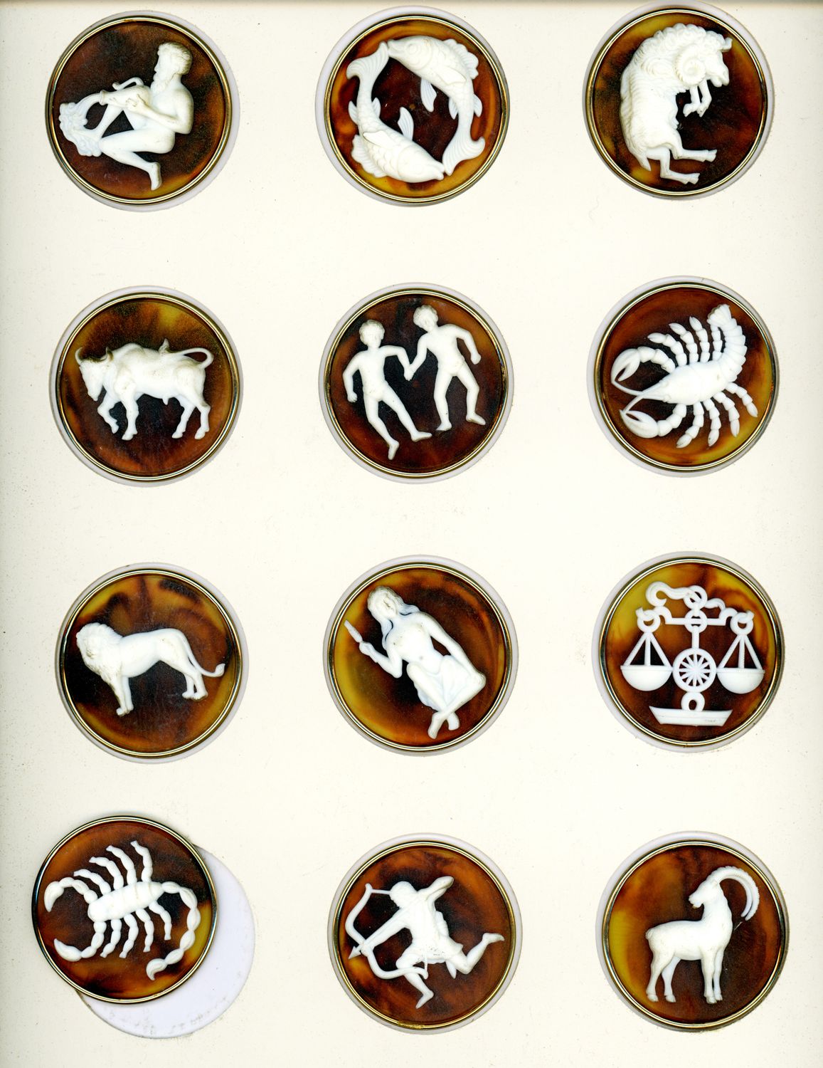 One of several Zodiac Sets in assorted materials.