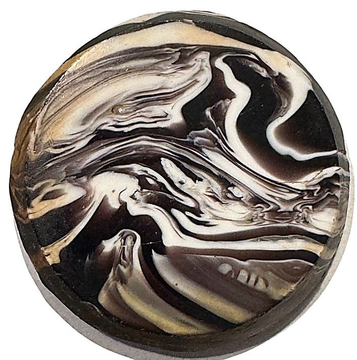 A very Rare large 19th century Glass button!