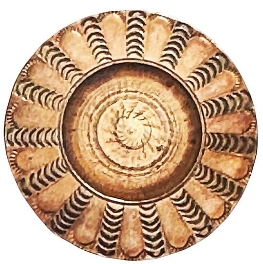 A fantastic 18th century copper button!