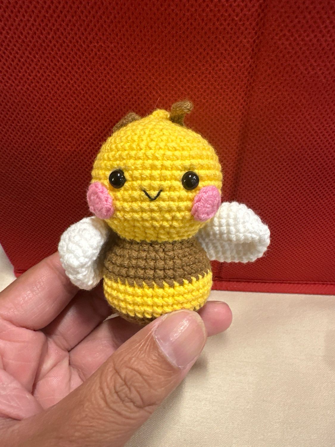 Little Bee Keychain/Ornament.