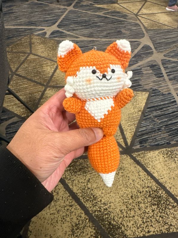 Little Fox Keychain/Ornament.