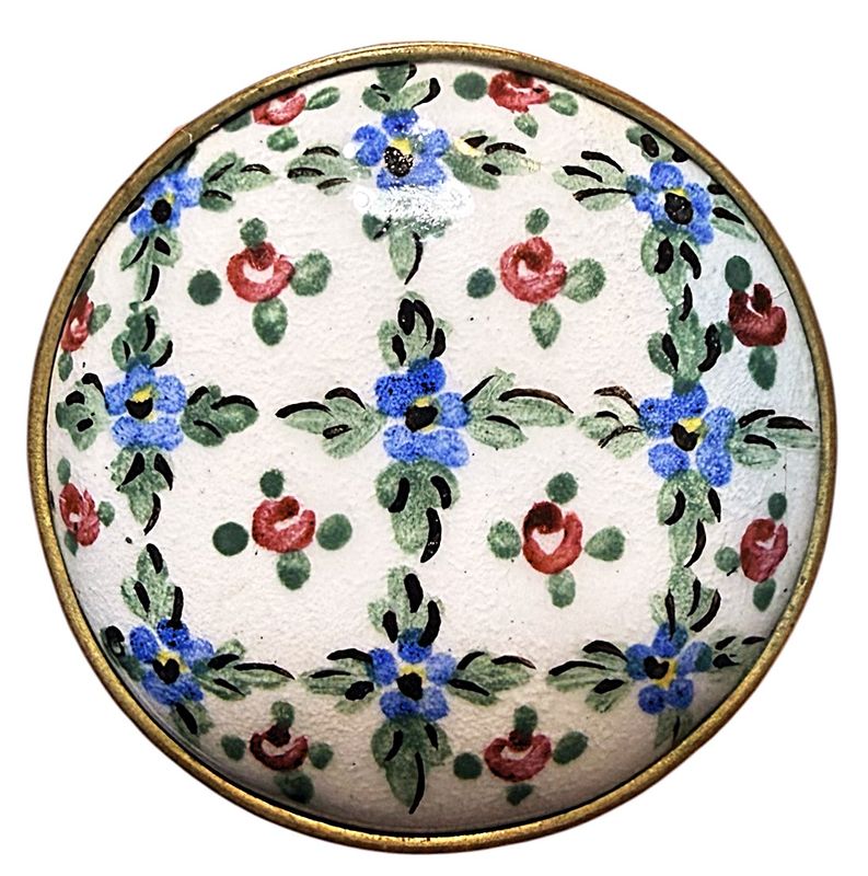 A large colorful enamel Plaquette!