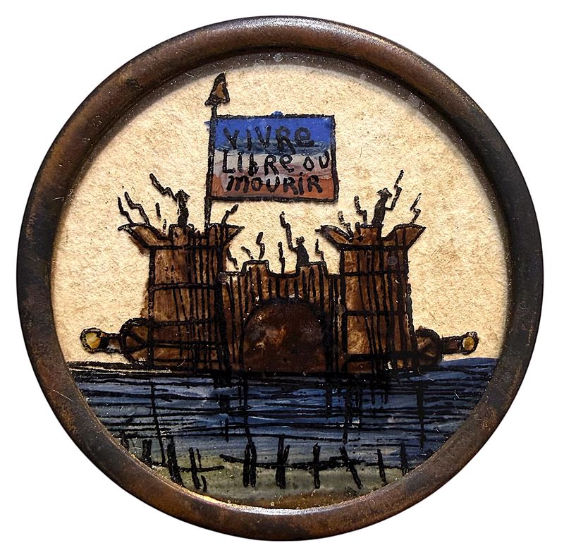A 19th century Centennial French Revolutionary button.