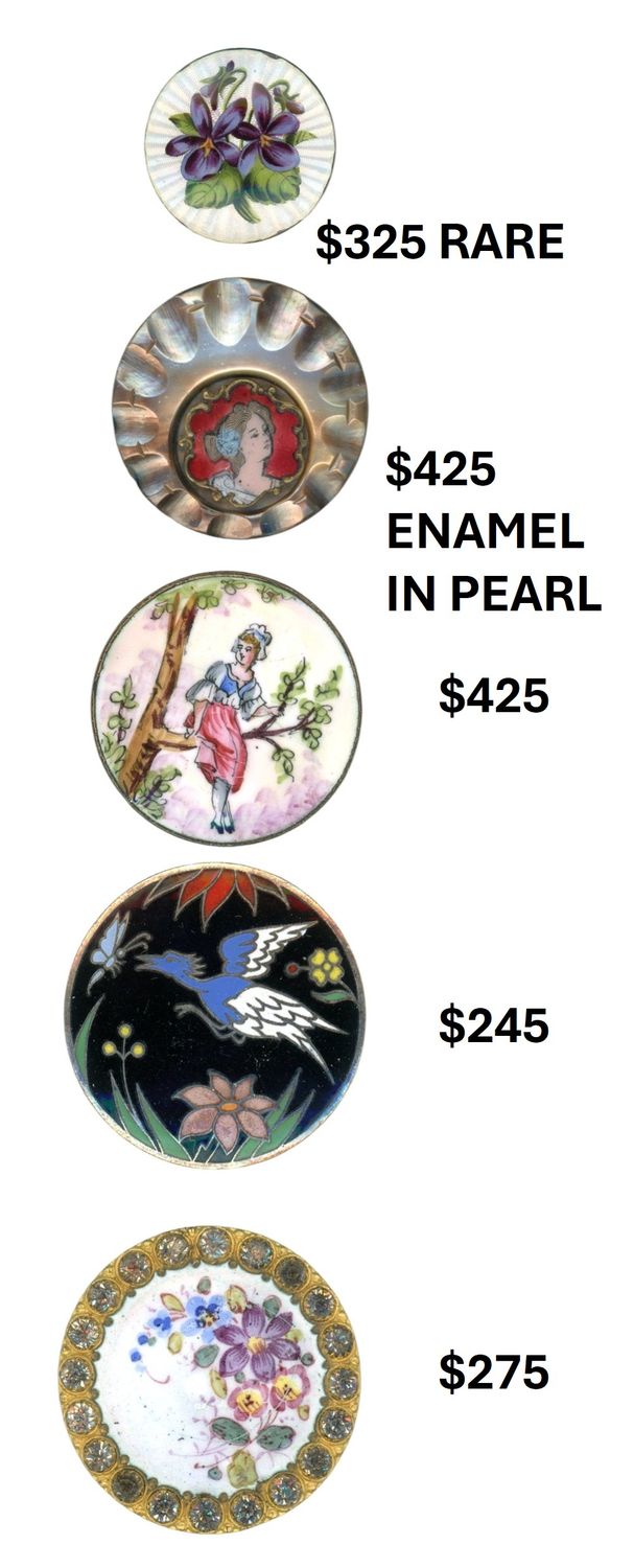 ENAMEL BUTTONS AS PRICED #2