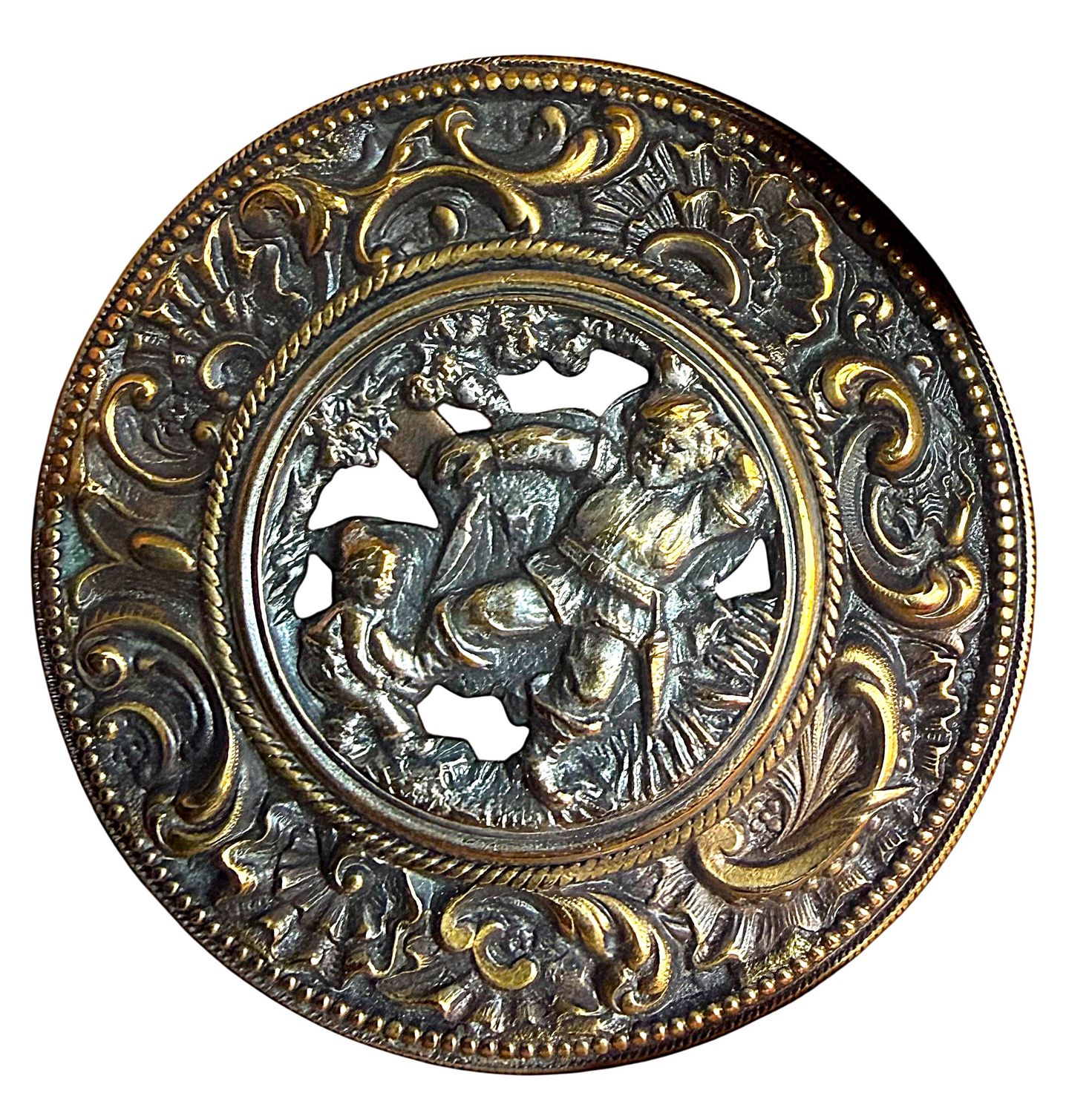 A very rare division one "Tom Thumb &amp; the 7 Leagues Boot" button!