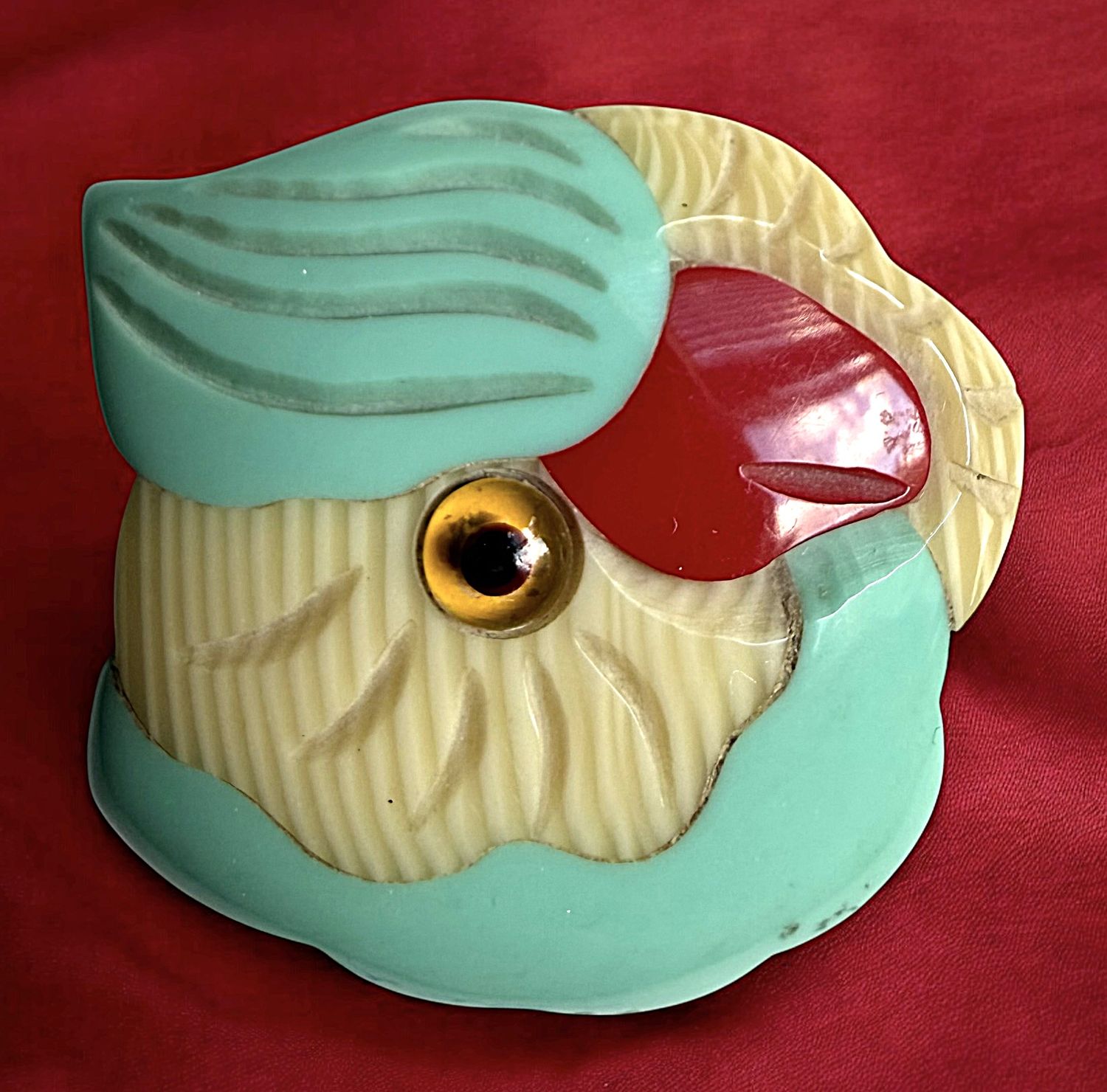 A RARE DIVISION THREE CASEIN BUTTON!