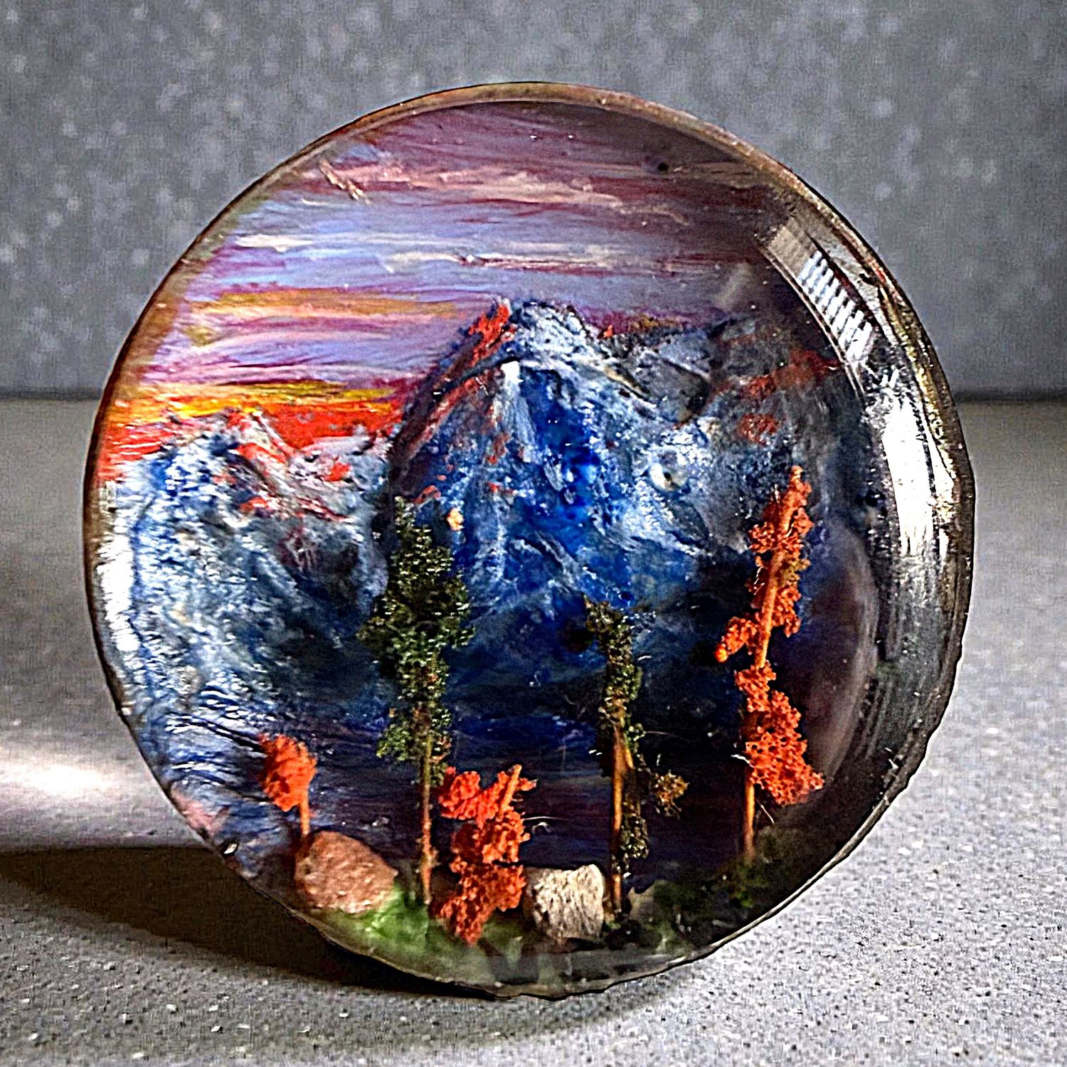 A large division three studio artist button