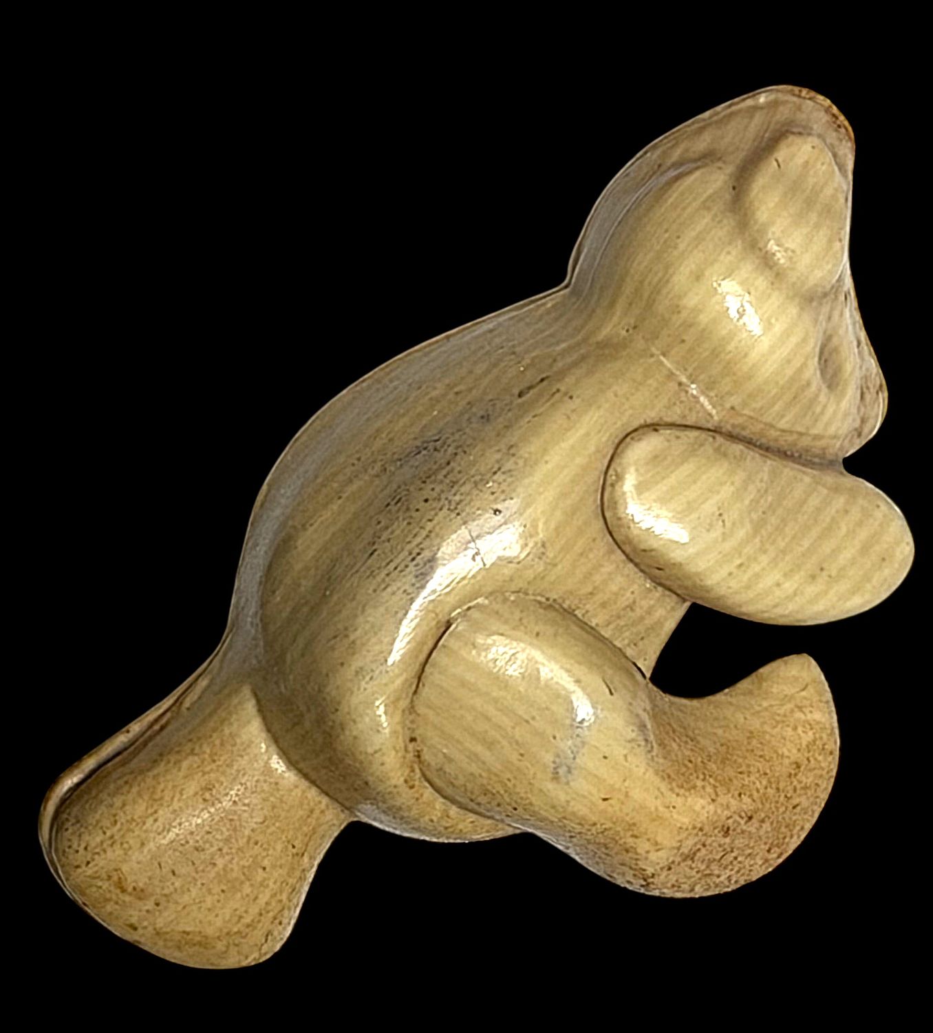 A realy fin Celluloid Teddy Bear Button