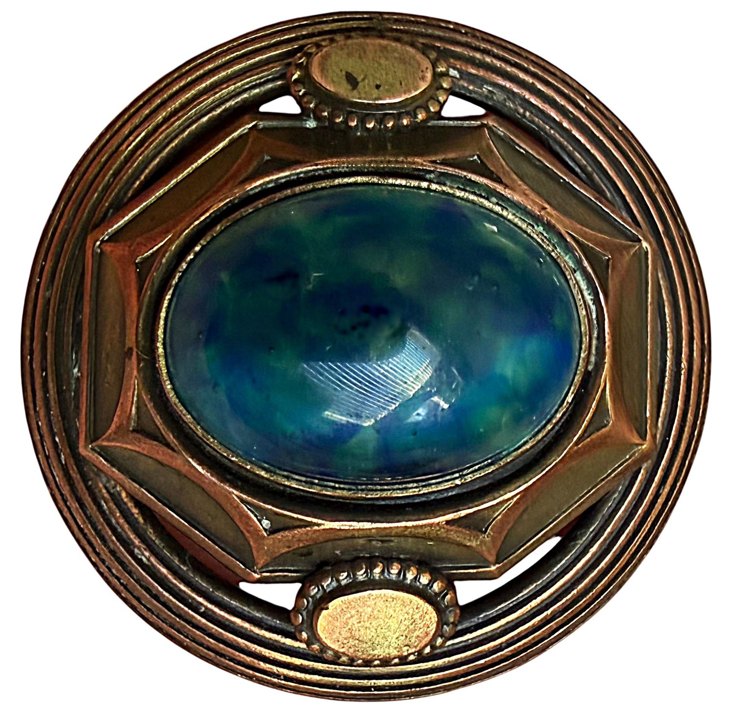 An rts and Crafts 19th century Gay 90 Button