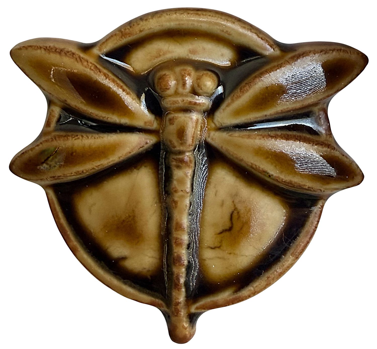 An extra large studio artist ceramic button