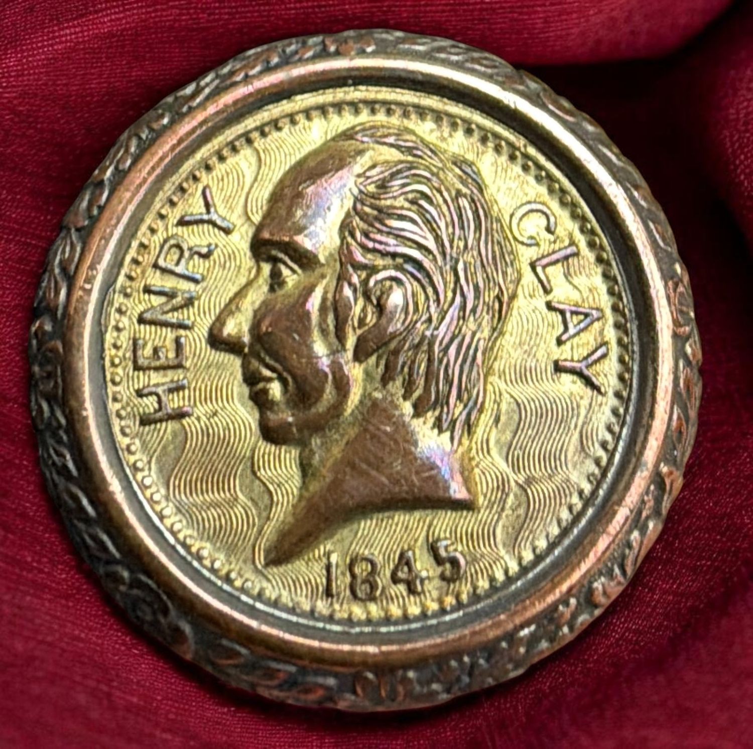 A scarce Division one Political Campaign Pictorial Button