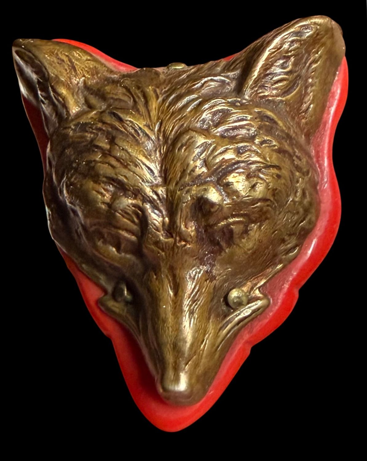 A very cool large metal and Celluloid button!