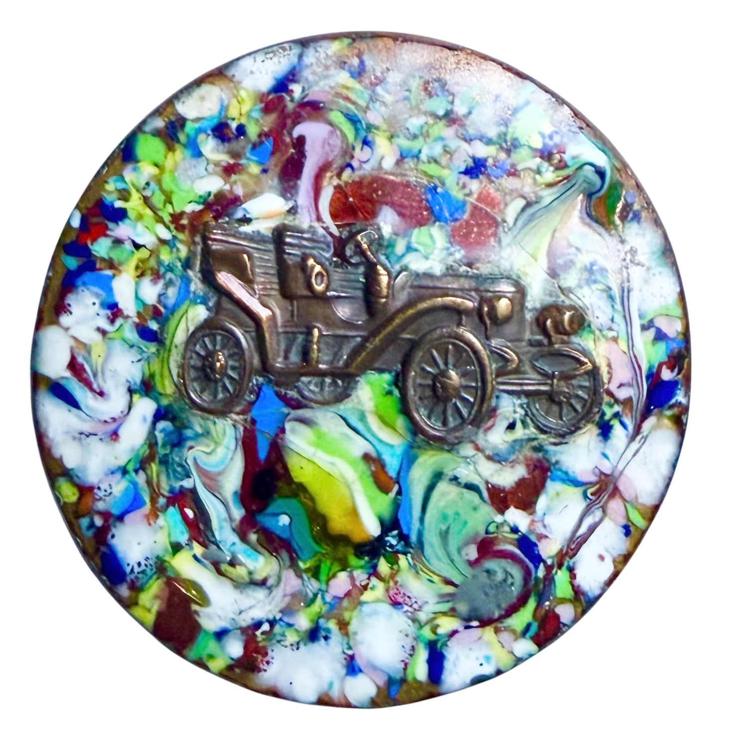A large 20th century enamel studio by Lowenstein!