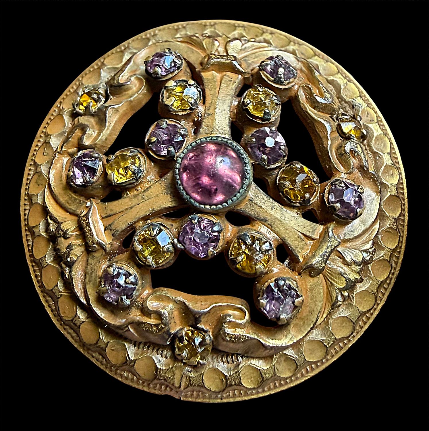 An exquisite 19th century jeweled button!