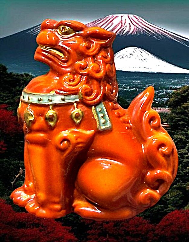 A MORE UNUSUAL COLOR TO FIND ARITA PORCELAIN BUTTON!