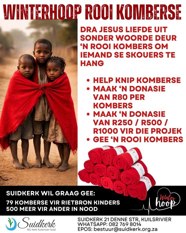 Omgee-Kombers Donasie