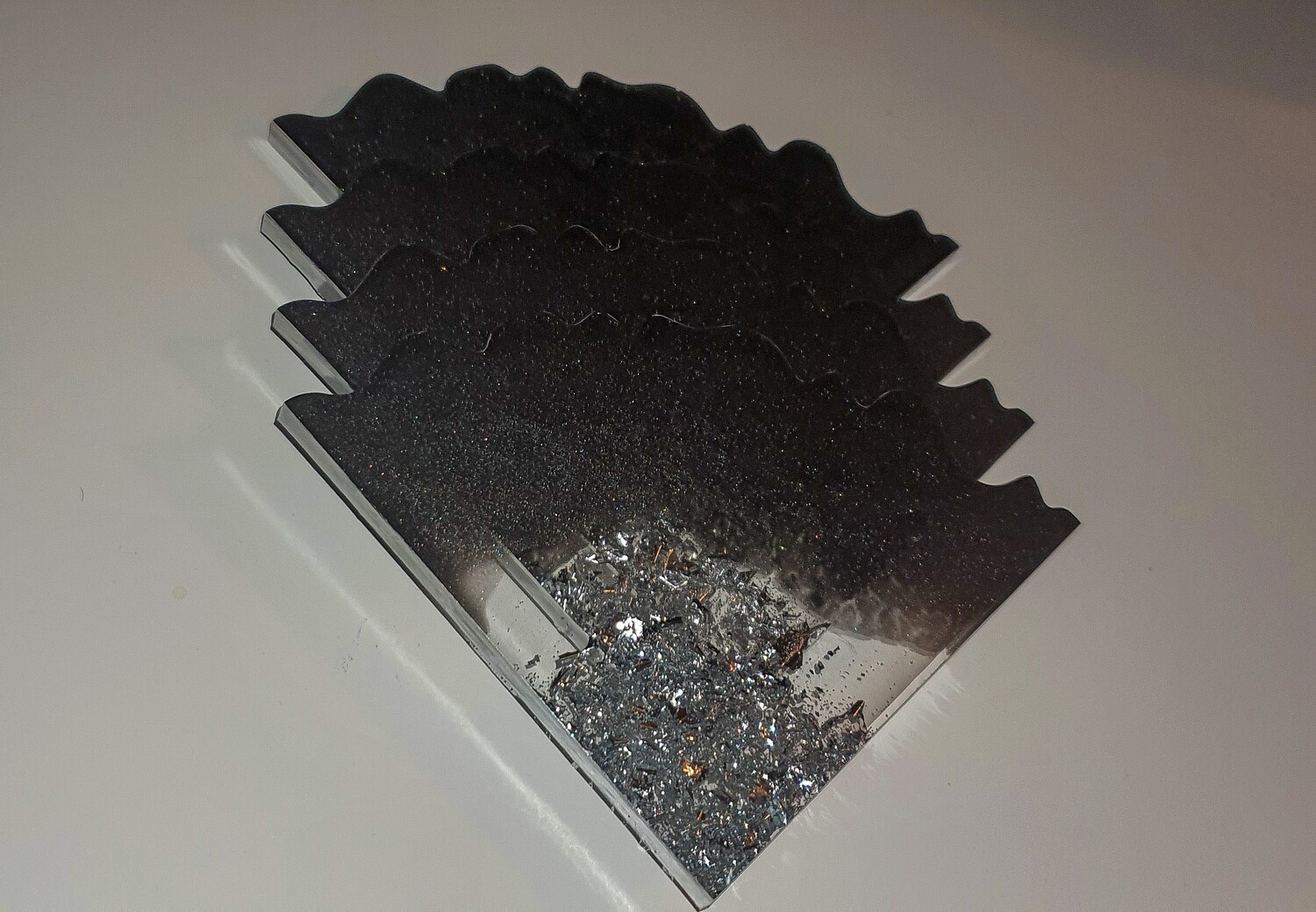 Resin Geode Coaster Set