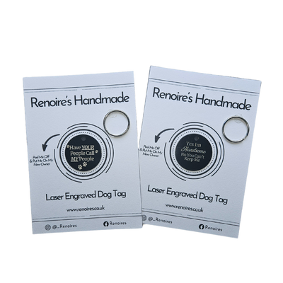 Personalised Engraved Dog Tag for Pets – Cats and Dogs