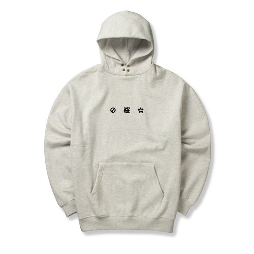 YOZAKURA HOODIE, COLOR: OATMEAL, SIZE: S