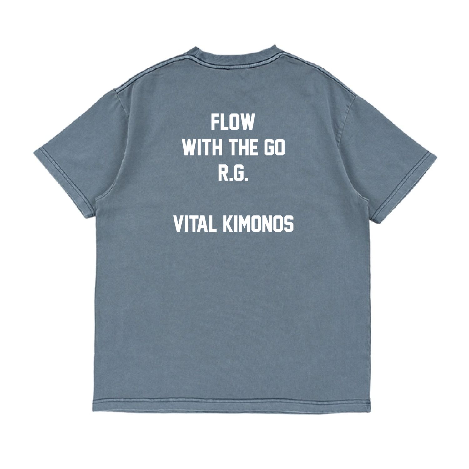 PIGMENT WASHED T-SHIRT : FLOW
