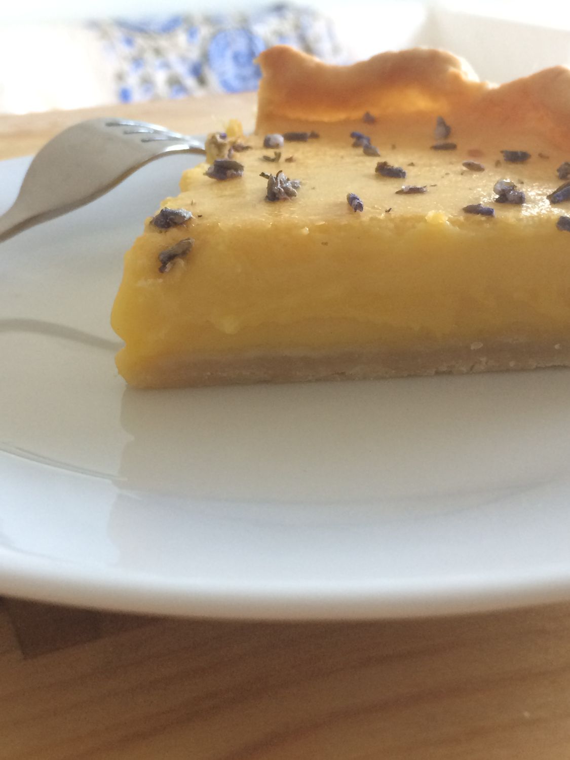 Honey Lavender Pie