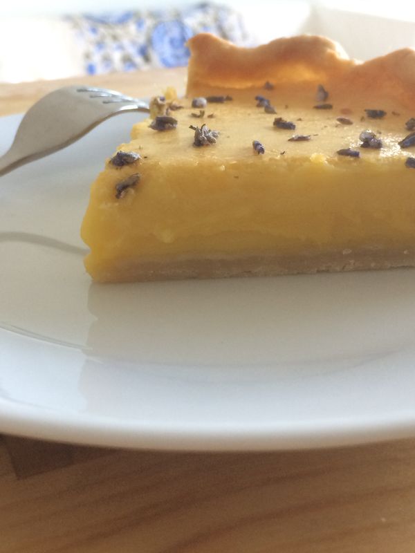 Honey Lavender Pie