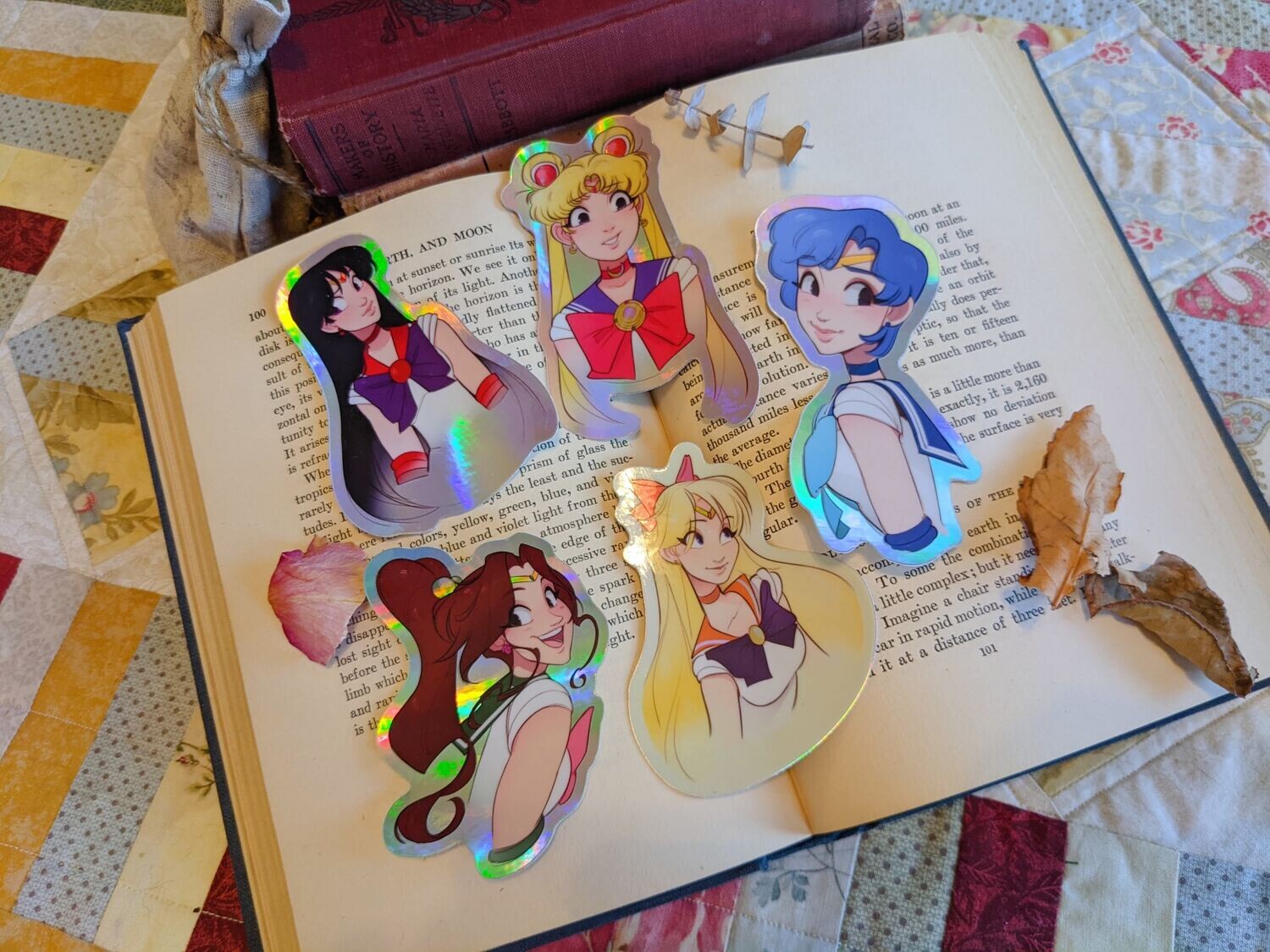 Sailor Moon Holographic Stickers