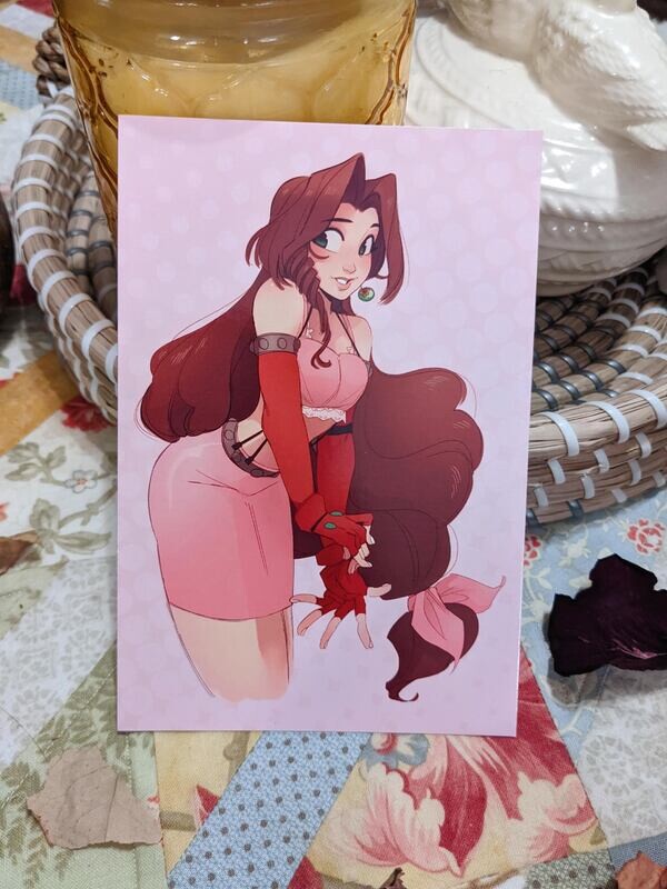 FFVII: Class Swap Aerith Print
