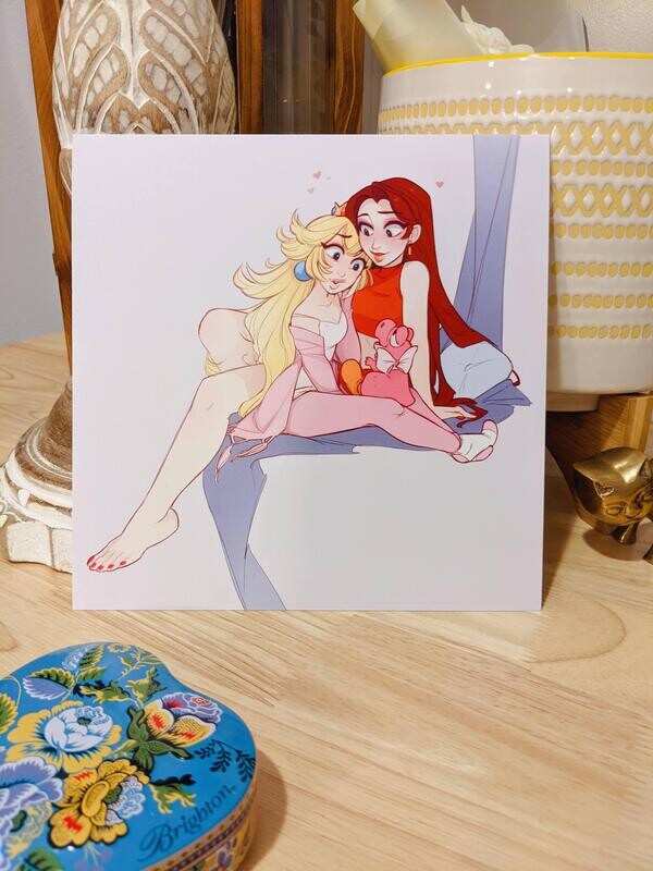 Mario Princesses: Peach and Pauline Print