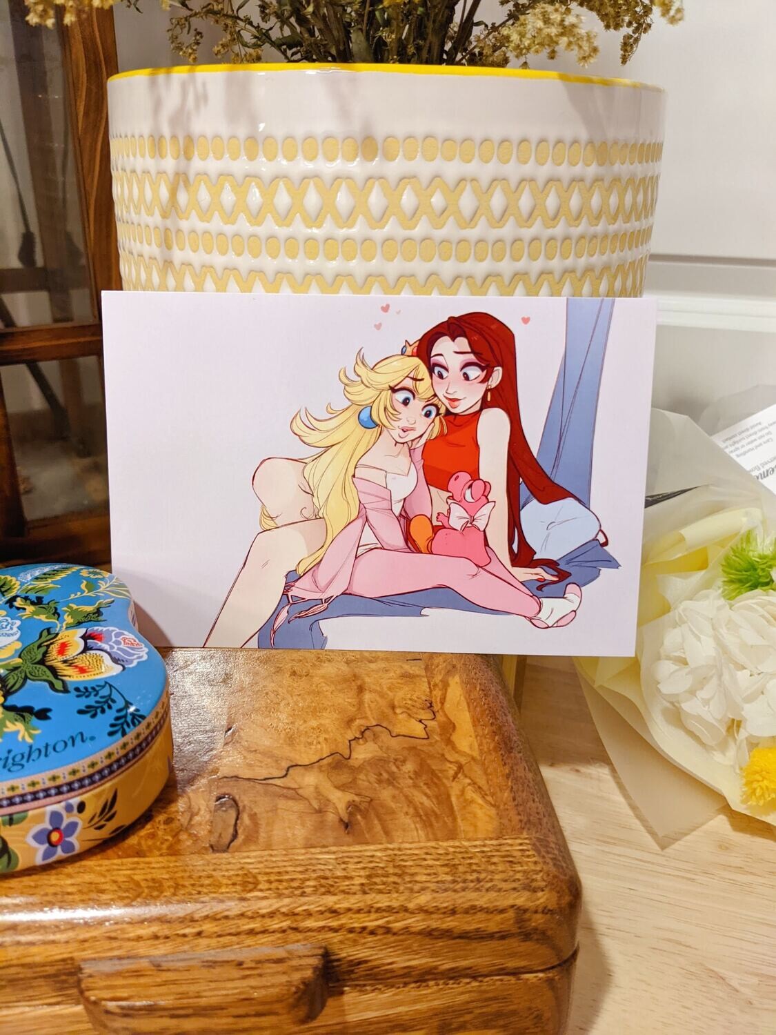 Mario Princesses: Peach and Pauline Print, Size: 4x6 Gloss